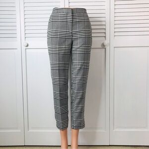 H&M Houndstooth Straight Leg Pants Size 4